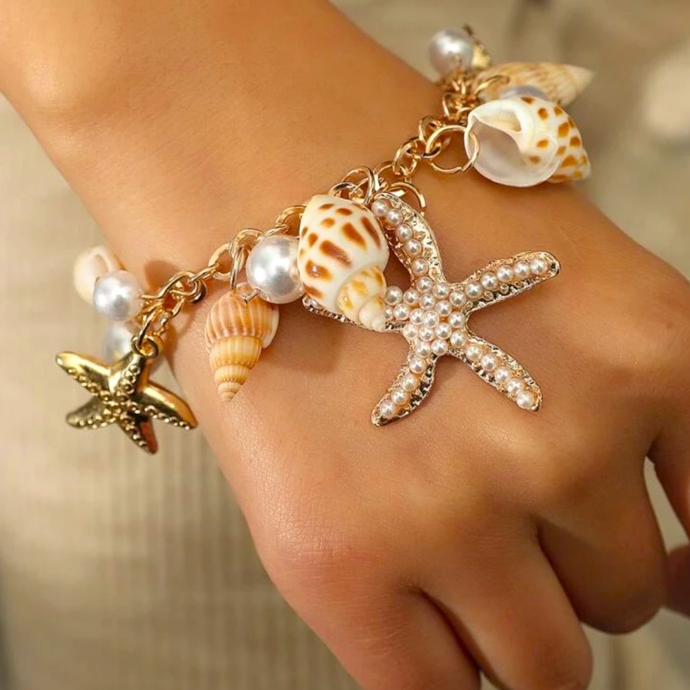 Seashell Charm Bracelet